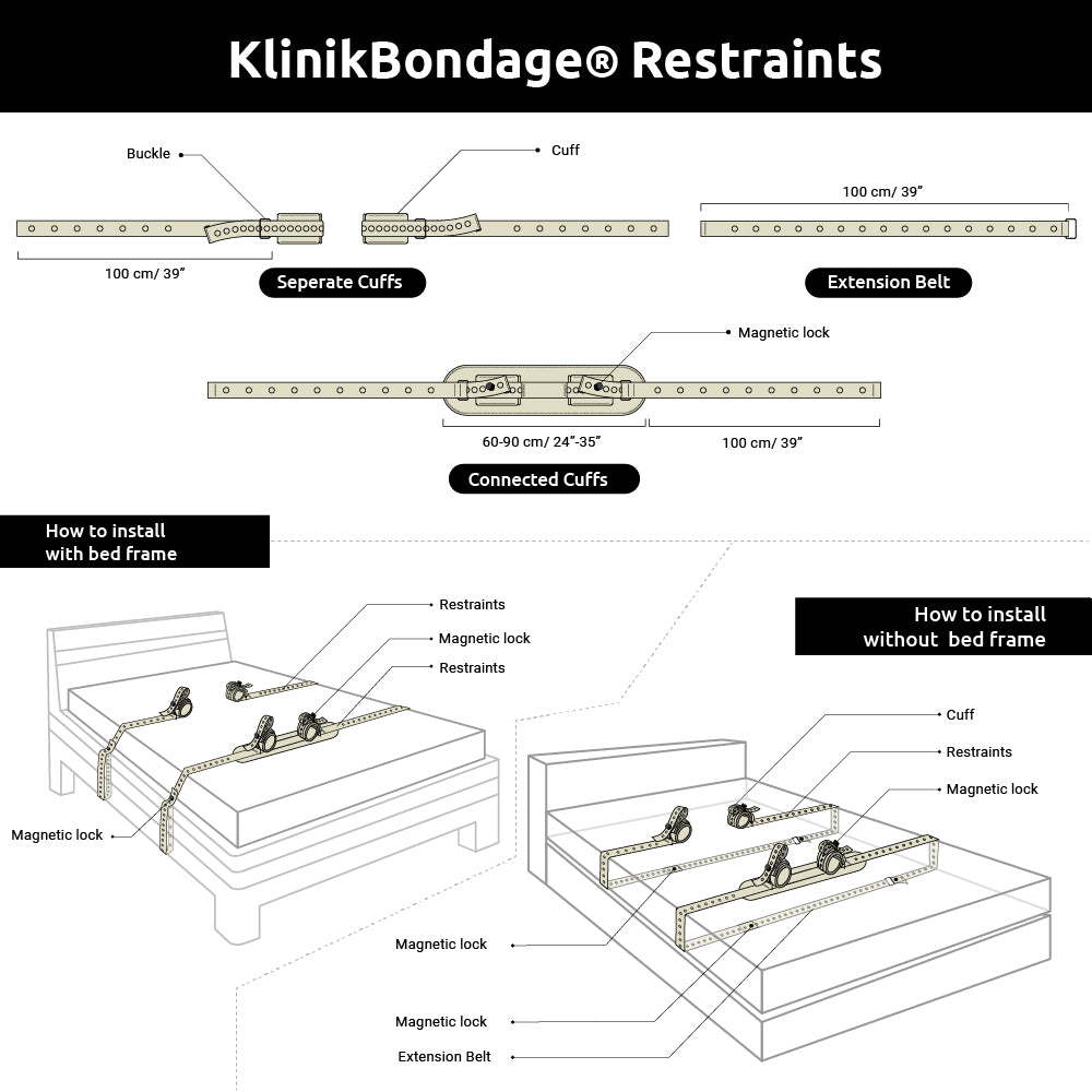 Klinikbondage bett fixierungen erklaerung