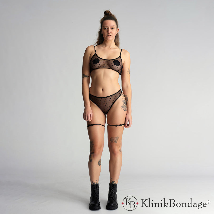 Transparente Dessous Set, KlinikBondage