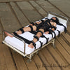 15 Punkt Fixierung Bettfessel Set Schwarz, KlinikBondage