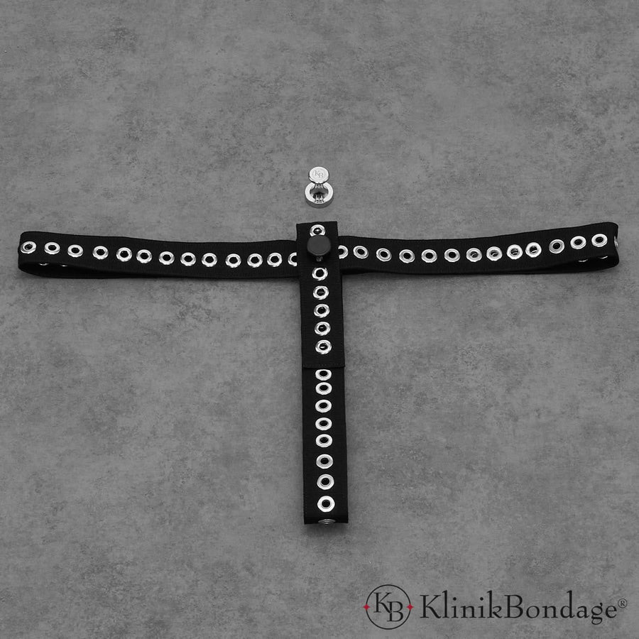 Windel Bondage Tragegürtel Schwarz, KlinikBondage