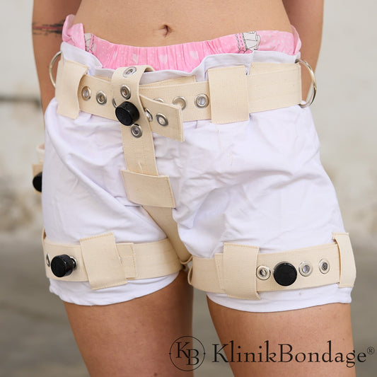 ABDL Hose Fixierung Weiß