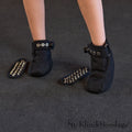 ABDL Schuhe Fixierung Set Schwarz, KlinikBondage
