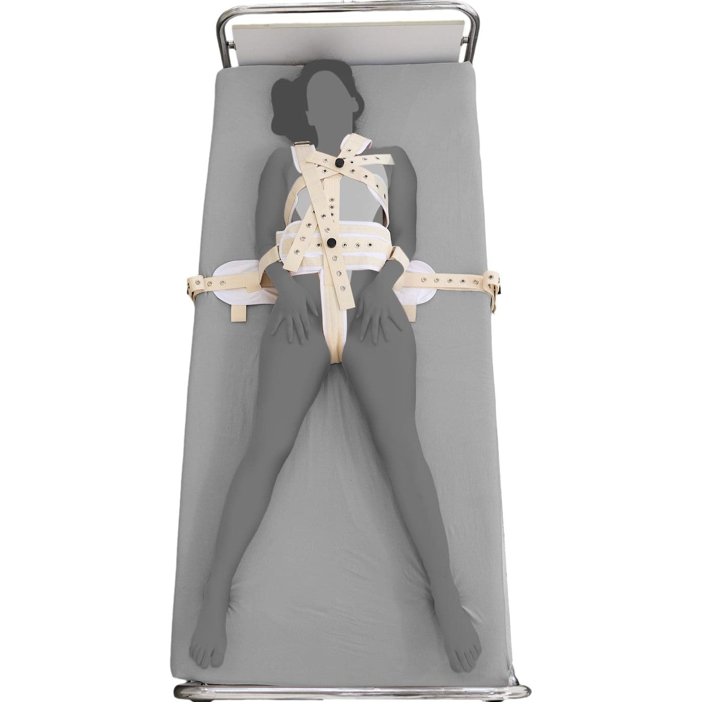 Bauchfixierung Set Weiß