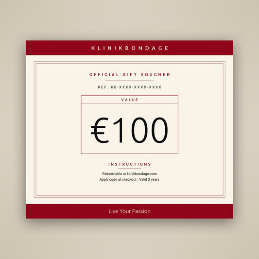 Geschenk Gutschein KlinikBondage