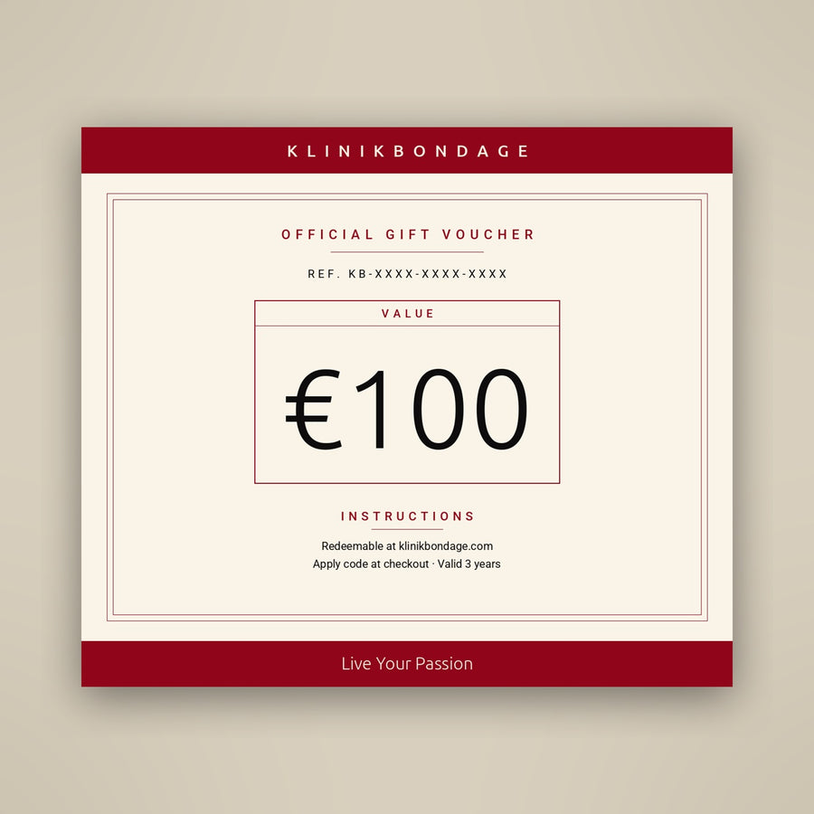 Geschenk Gutschein KlinikBondage