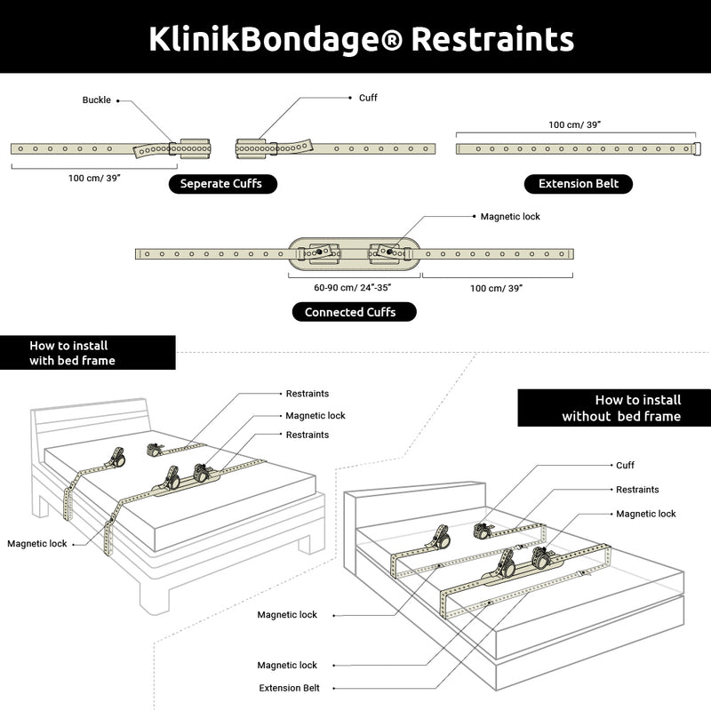 Klinikbondage bett fixierungen erklaerung