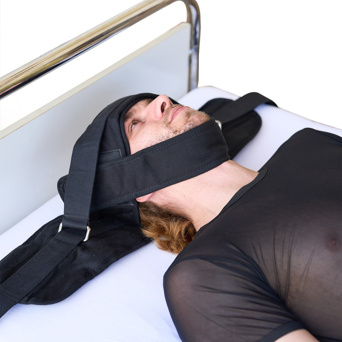 Klinische Kopffixierung Schwarz