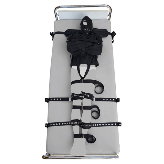 Zwangsjacke Medical Set Schwarz