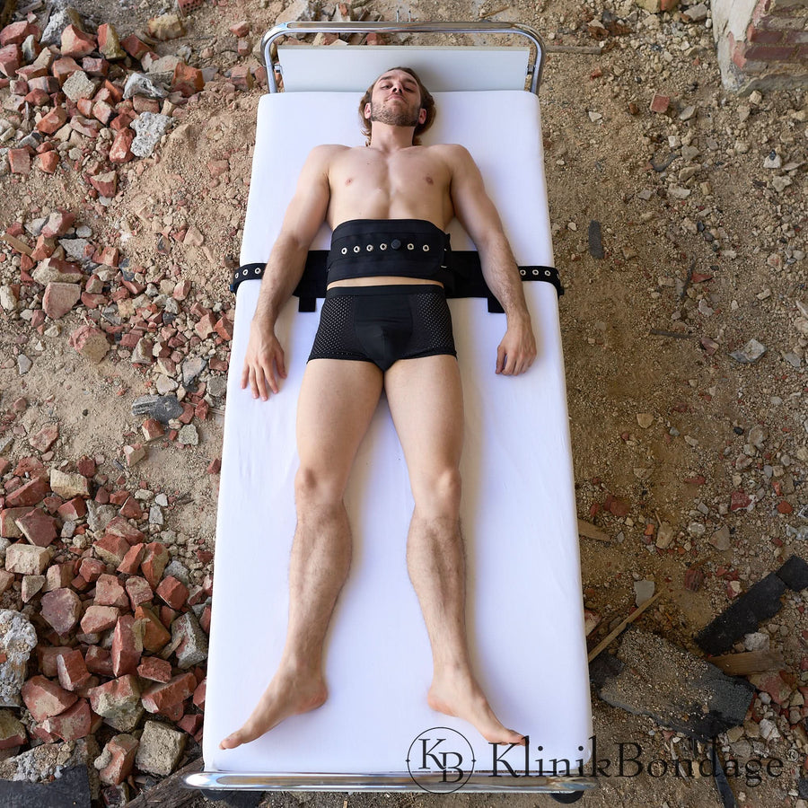 Bauchfessel Schwarz, KlinikBondage