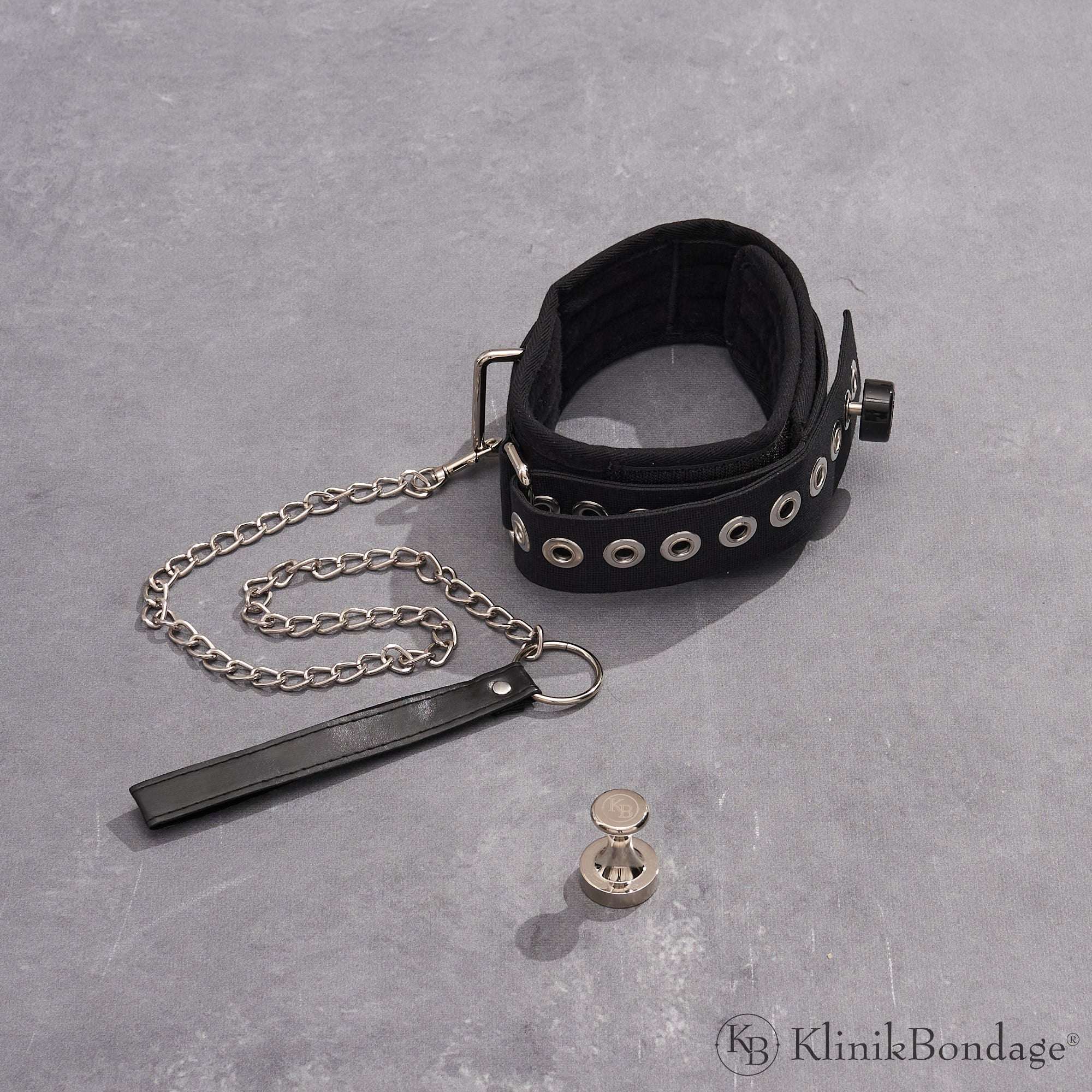 black gimmick chain bondage pants y2k
