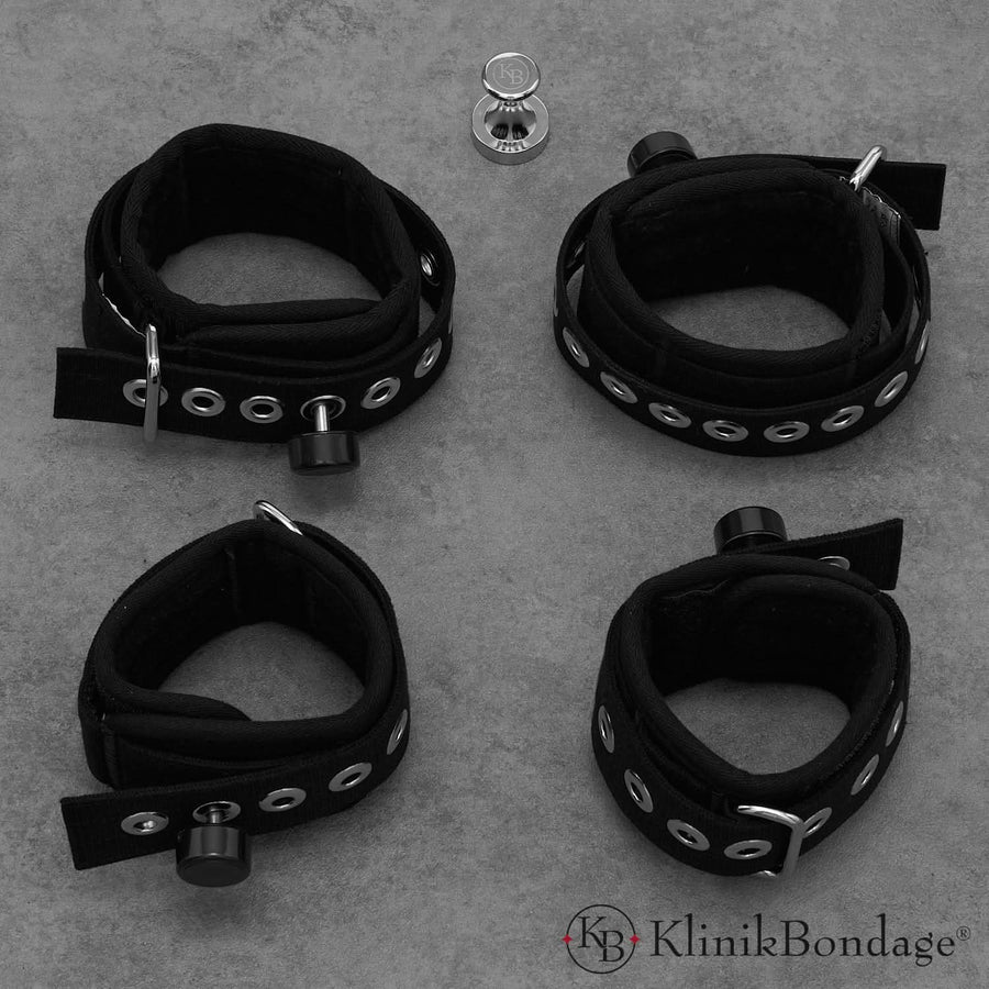 Kinky Outfit Set Schwarz, KlinikBondage
