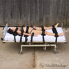 Großes Bondage Set in Schwarz aus Baumwolle – inklusive Arm-, Bein-, Hand-, Hals- und Taillenfessel mit Magnetschlössern für intensive BDSM-Momente