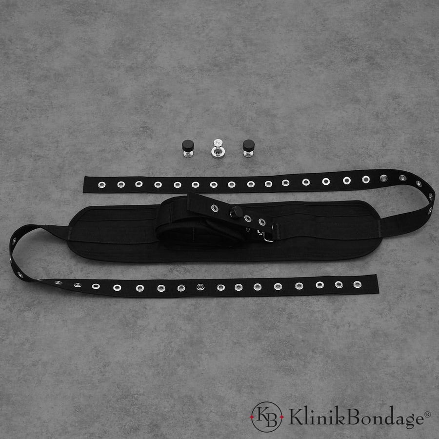 Halsfessel Bett Schwarz, KlinikBondage