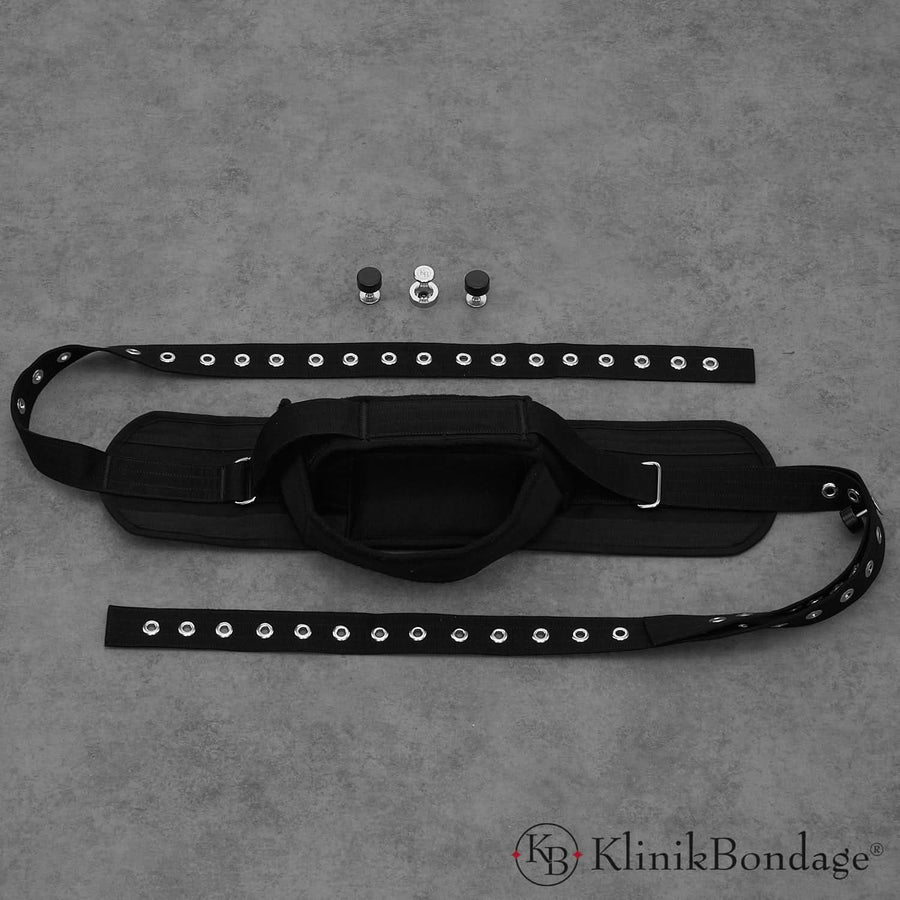 Kopffixierung Schwarz, KlinikBondage