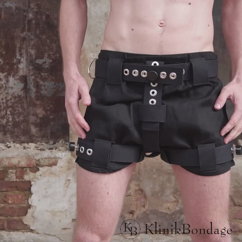 Windel Hose Schwarz, KlinikBondage