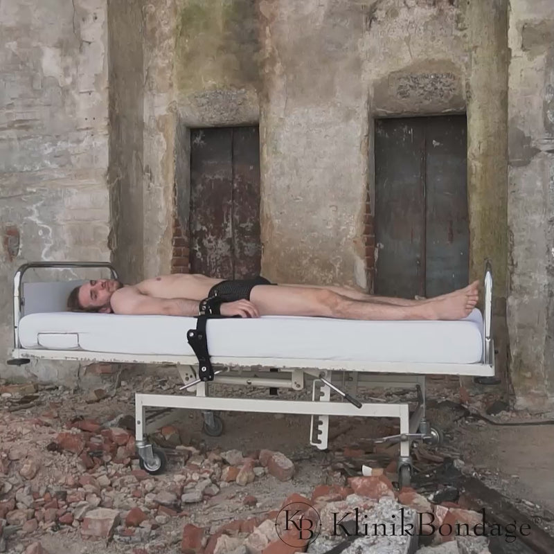 Hand Fesseln Set Verbindungsgurt Schwarz