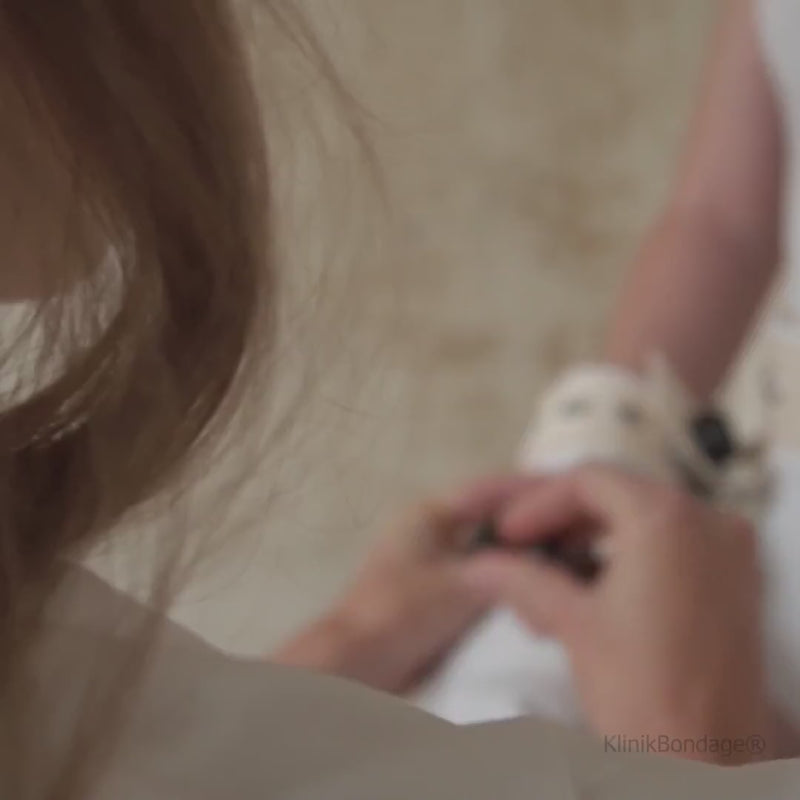 BDSM Fäustlinge Bestrafung Set Weiß