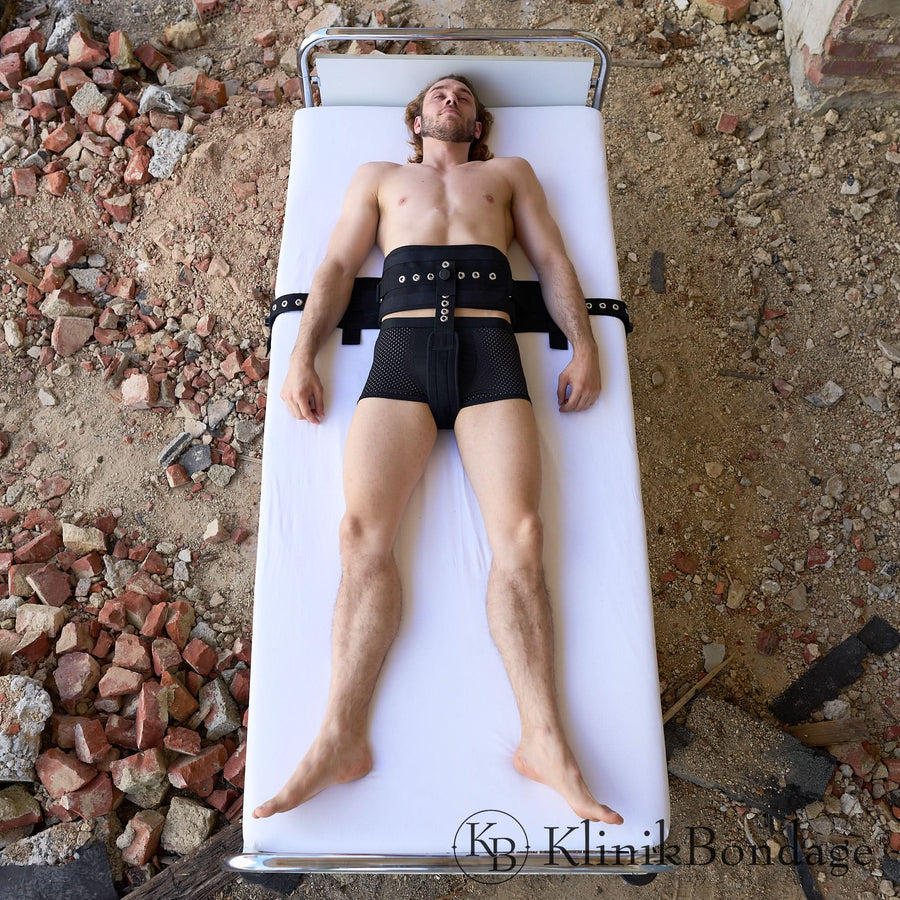 Schrittgurt Erweiterung Schwarz, KlinikBondage
