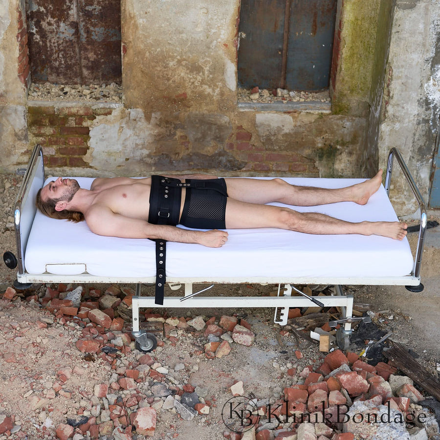Schrittgurt Erweiterung Schwarz, KlinikBondage