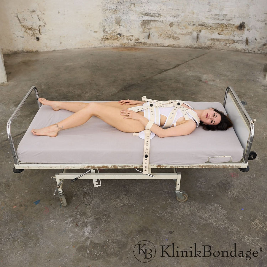 Schultergurt Erweiterung Weiß, KlinikBondage