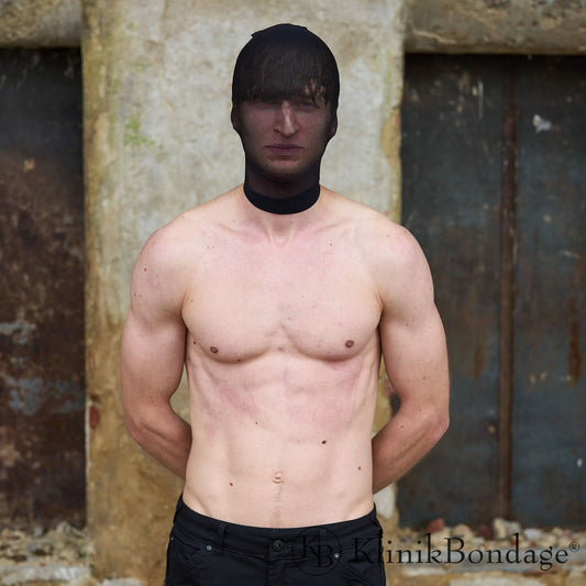 Unisex Strumpfmaske mit Sichtfunktion für ein geheimnisvolles Auftreten bei Fetisch Partys und sinnlichen Abenteuern