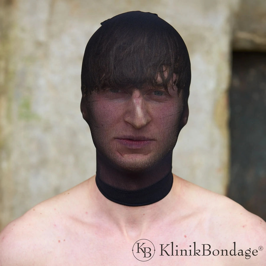 Unisex Strumpfmaske mit Sichtfunktion für ein geheimnisvolles Auftreten bei Fetisch Partys und sinnlichen Abenteuern