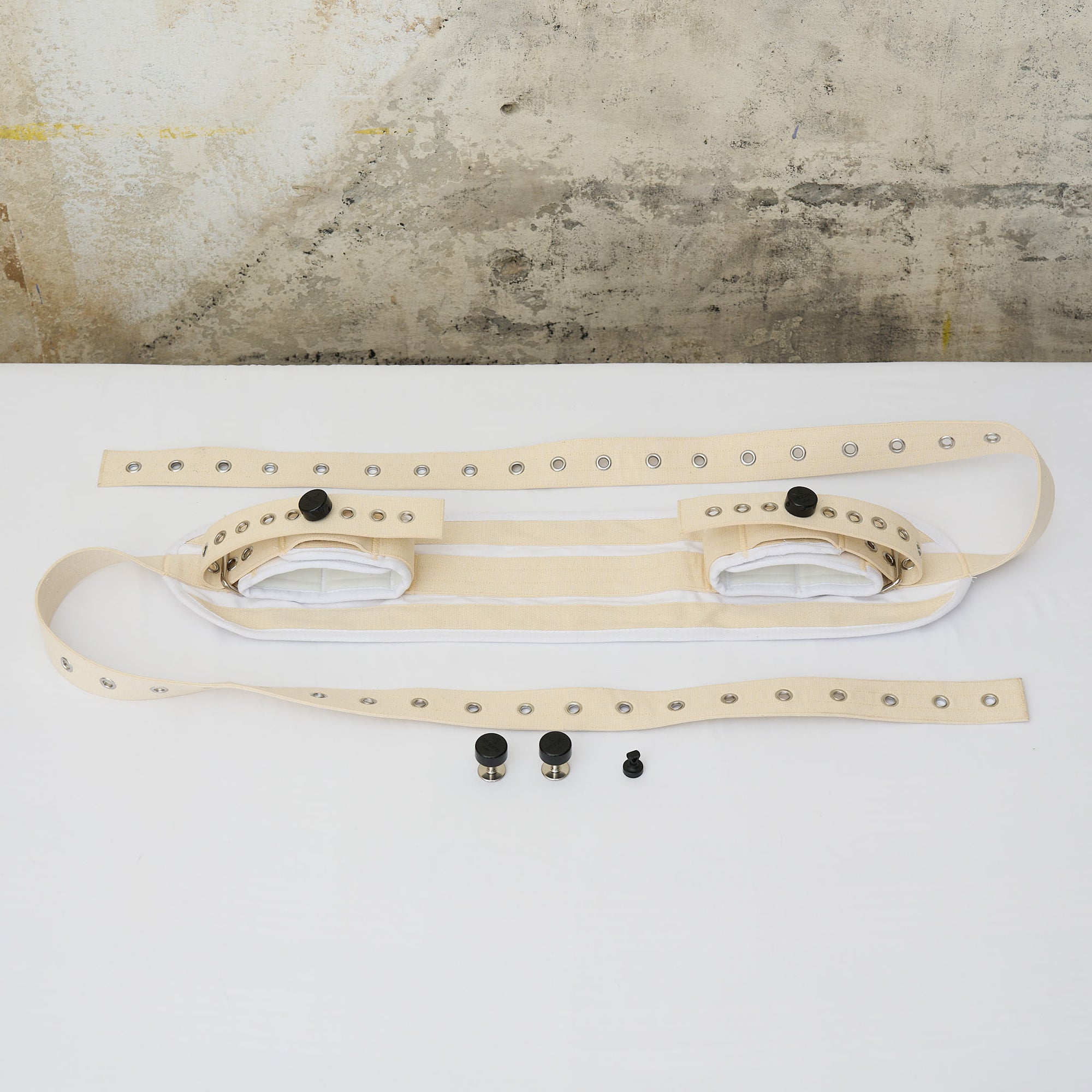 Feet BDSM Bed Cuffs With Connection Belt